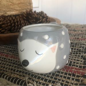 Hedgehog ceramic mug